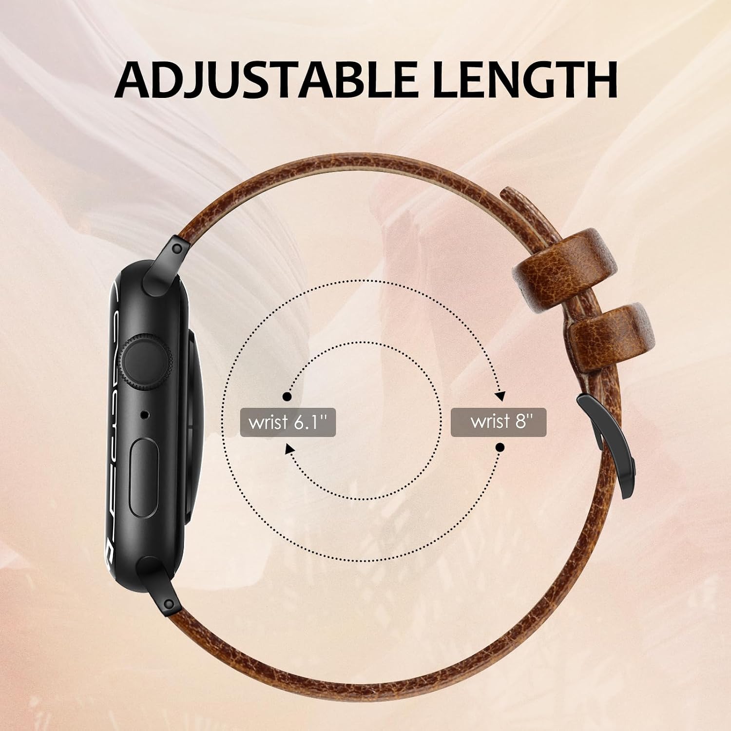 Thumbnail 6 de Tuocal Genuine Leather Strap 46mm