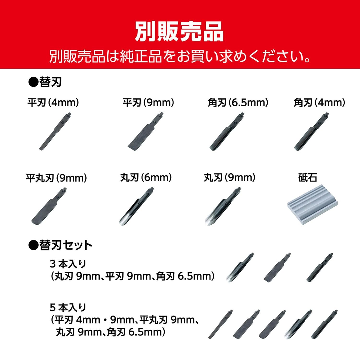 Detalle 1 de 京セラ DC-501 電動彫刻刀 696450A 替刃3種付き・AC100V
