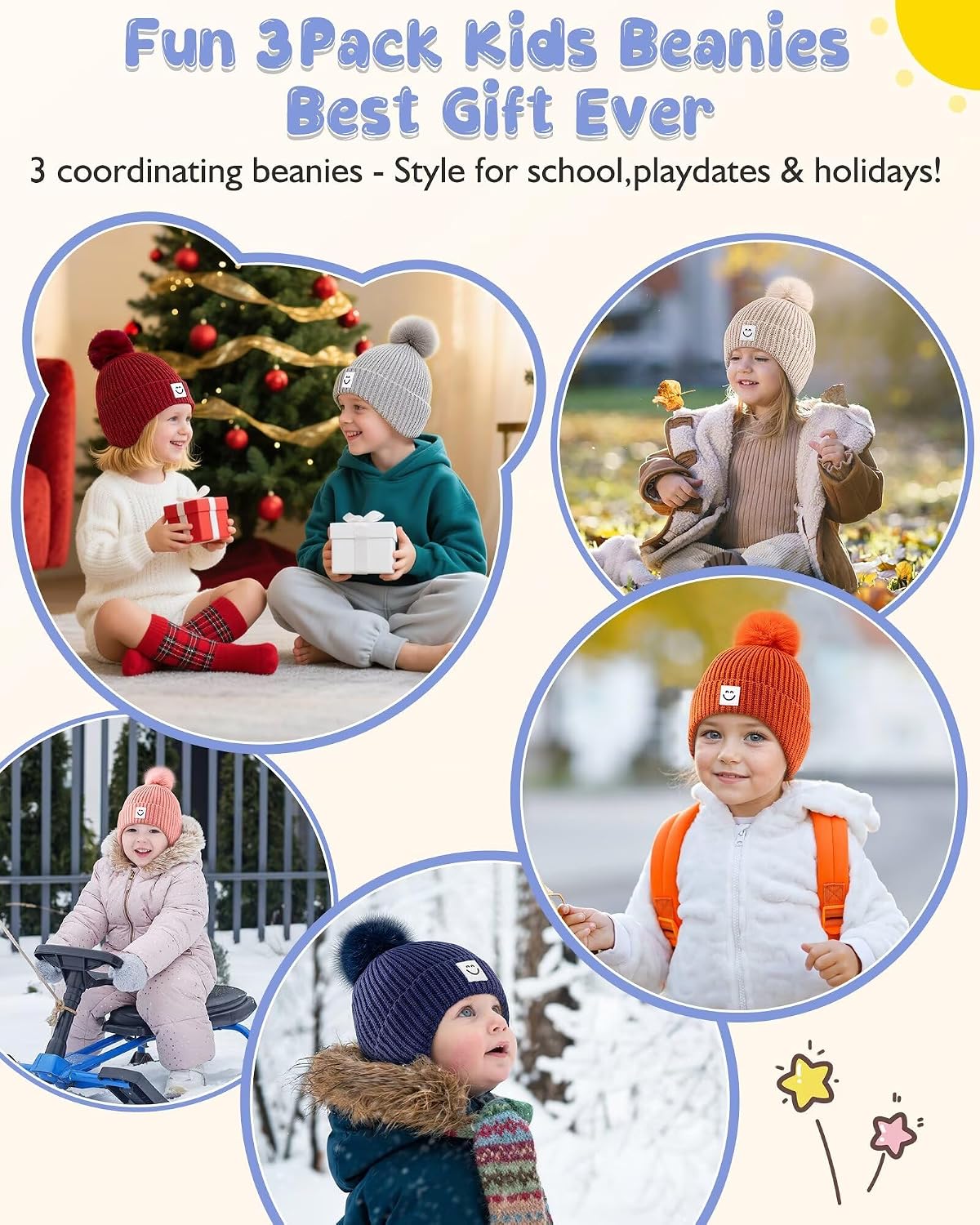 Thumbnail 6 de Alepo Baby Winter Hats, 3-Pack