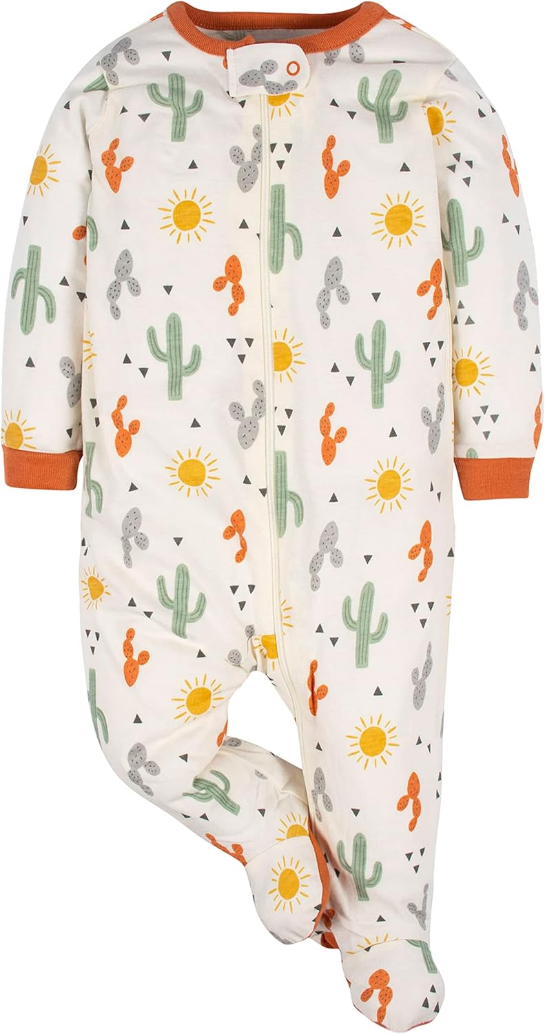 Detalle de Gerber Unisex Baby Sleep 'N Play Footed Sleepers – Pack of 4