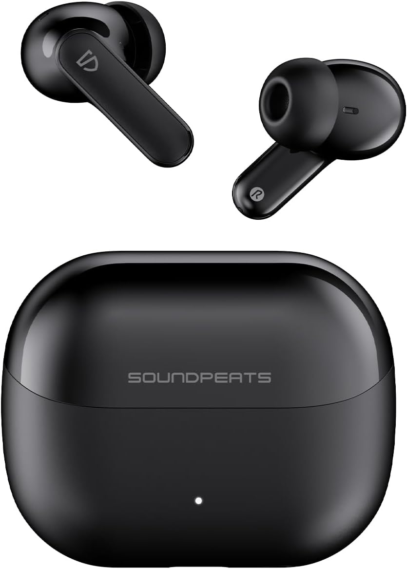 Detalle de SoundPEATS Q3 Pro Wireless Earbuds, 38 dB ANC, 13 mm Drivers, 42-Hour Playtime