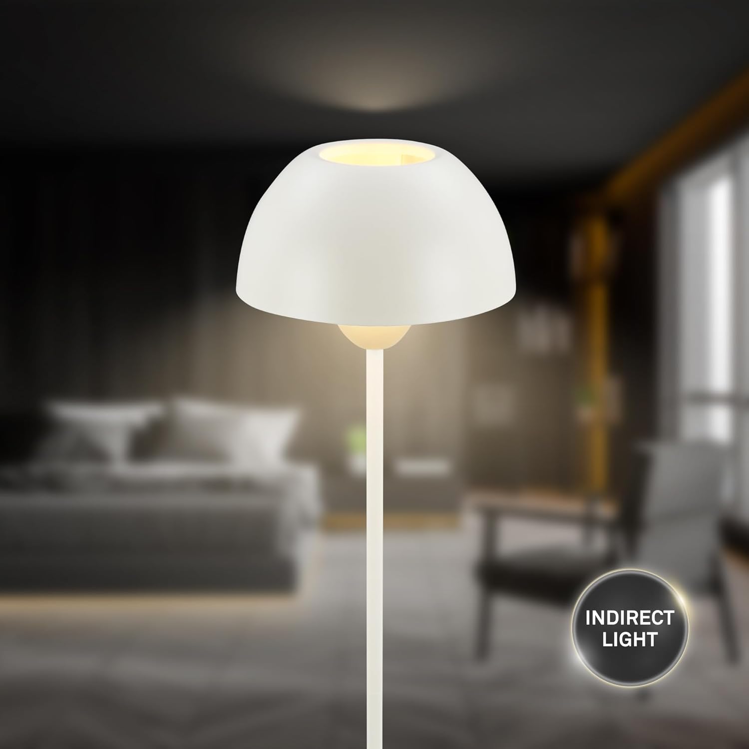 Thumbnail 5 de BRILONER Stehlampe mit Fußtaster, E27 Fassung, 25 × 156,5 cm – Coffee