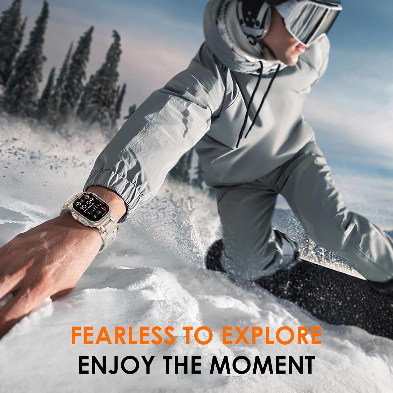 Thumbnail 6 de Fullife silicone Apple Watch strap 42mm
