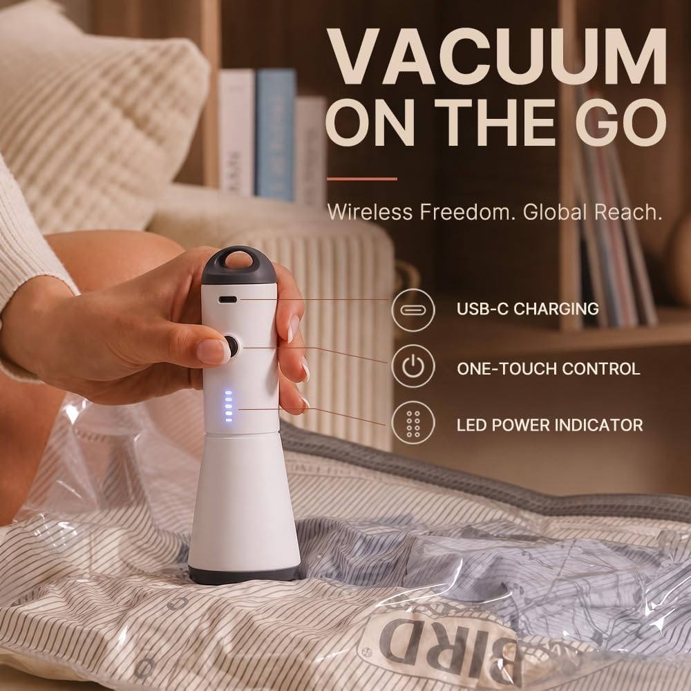Detalle de Vacbird Travel vacuum bags 15 pack
