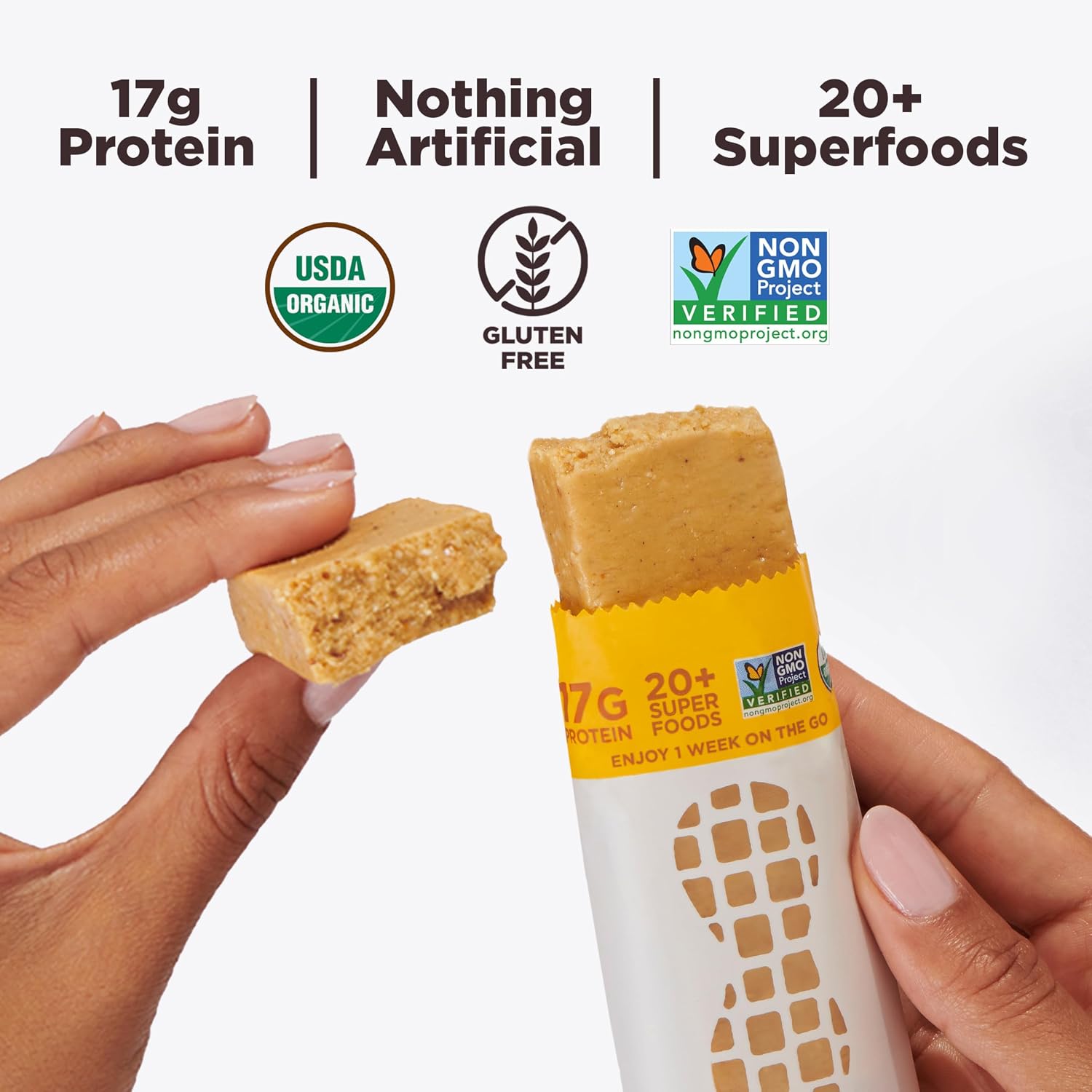 Detalle 2 de Perfect Bar Health-Household-Wuguny-SUF928 Peanut Butter Protein Bars, 17g Protein, 10-Pack