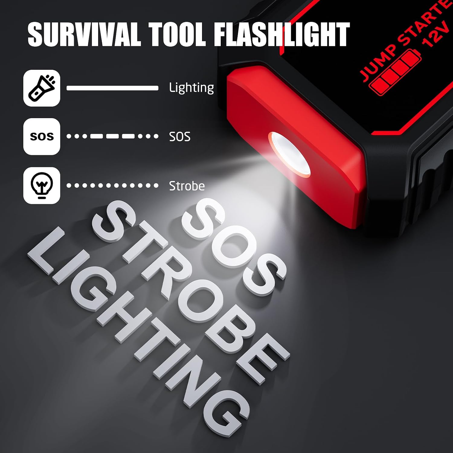 Thumbnail 4 de Povasee 3000A jump starter for 12V vehicles