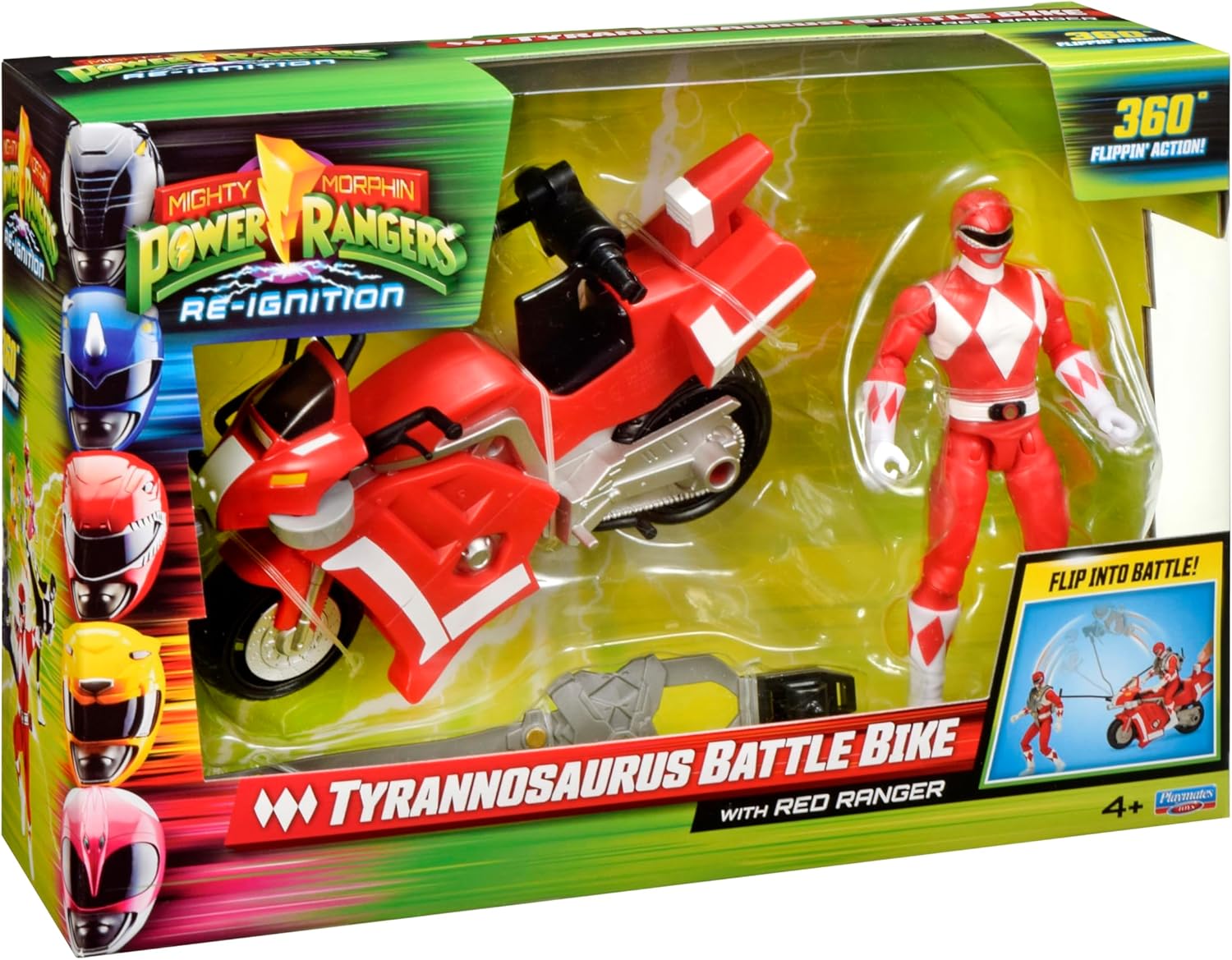 Thumbnail 6 de Power Ranger Véhicule Deluxe avec Figurine 15 cm – Ranger Rouge (Jason Lee Scott)