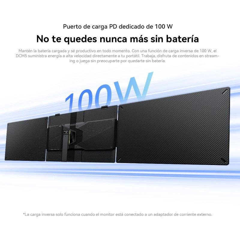 Detalle de Monitor Blackview DCM5 14" FullHD IPS portátil: USB-C, altavoz y carga inversa