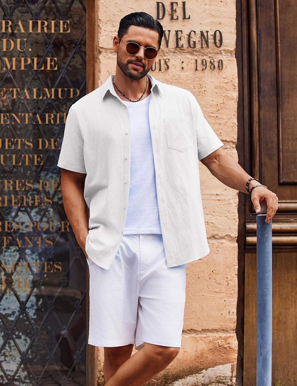 Thumbnail 3 de COOFANDY Button Down Shirt 100% Cotton
