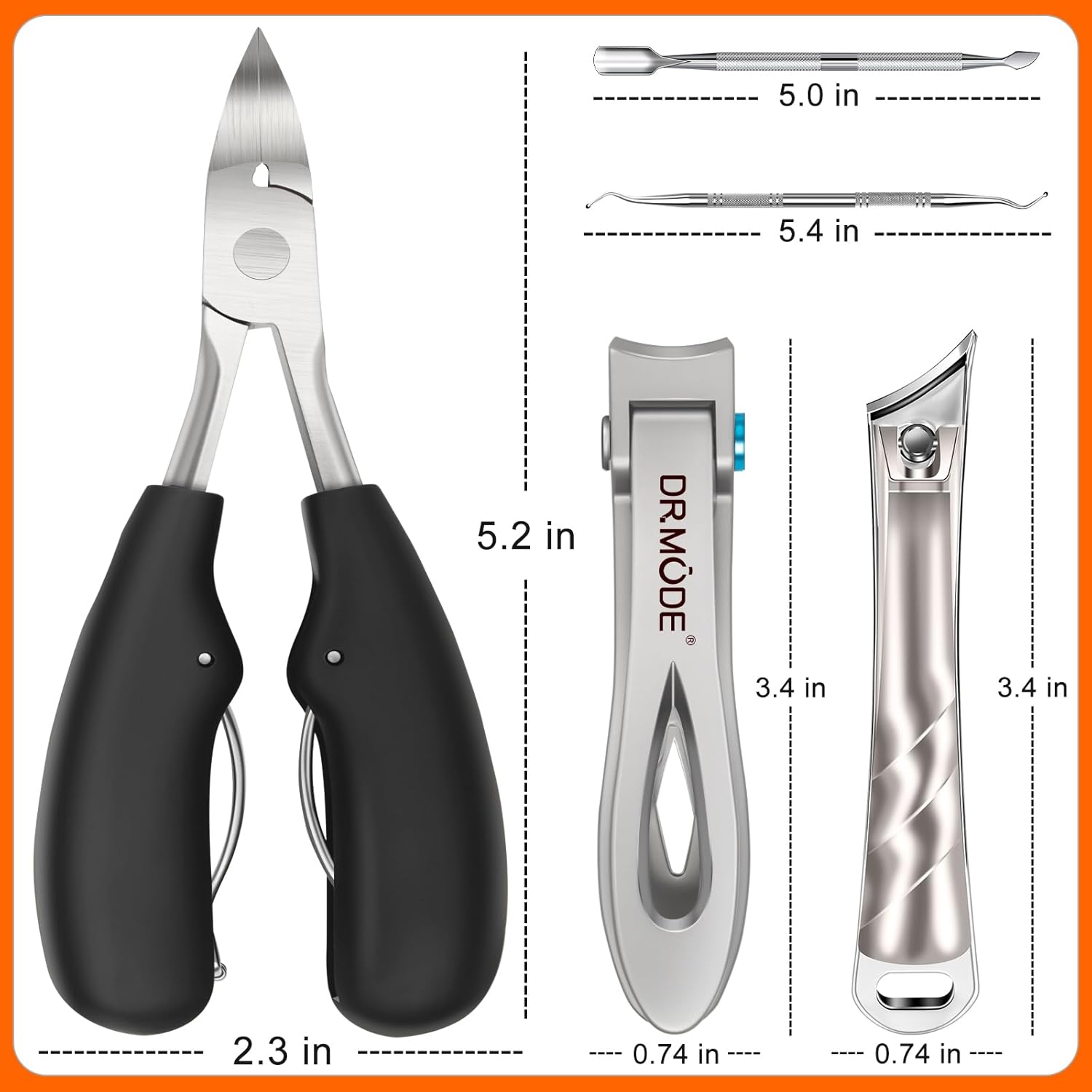 Thumbnail 6 de DRMODE Toenail Clippers for Seniors, Heavy Duty ✂