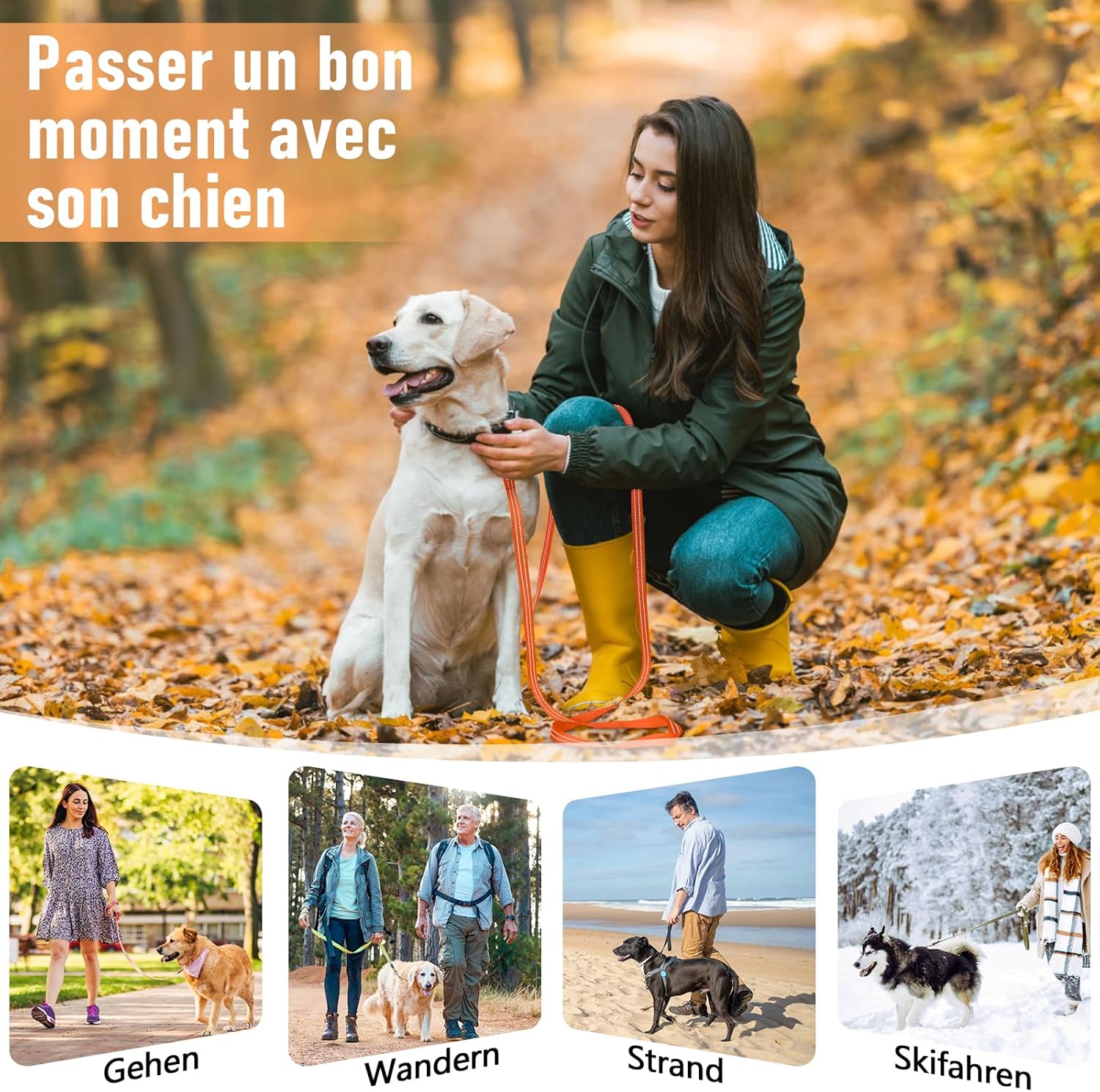 Thumbnail 6 de X XBEN Schleppleine 10M für Hunde 📏