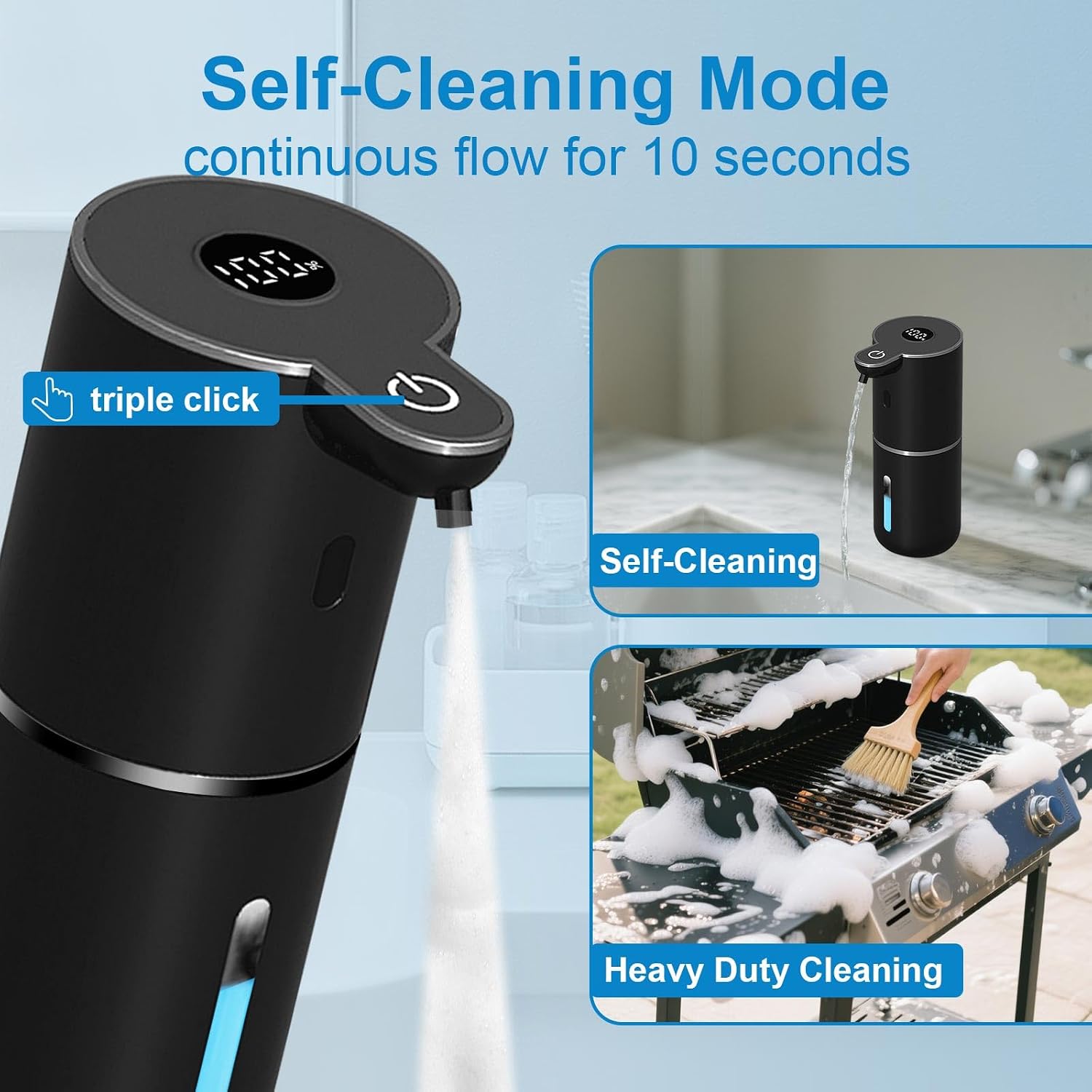 Thumbnail 4 de OHIFAST Automatic Foaming Soap Dispenser 380mL