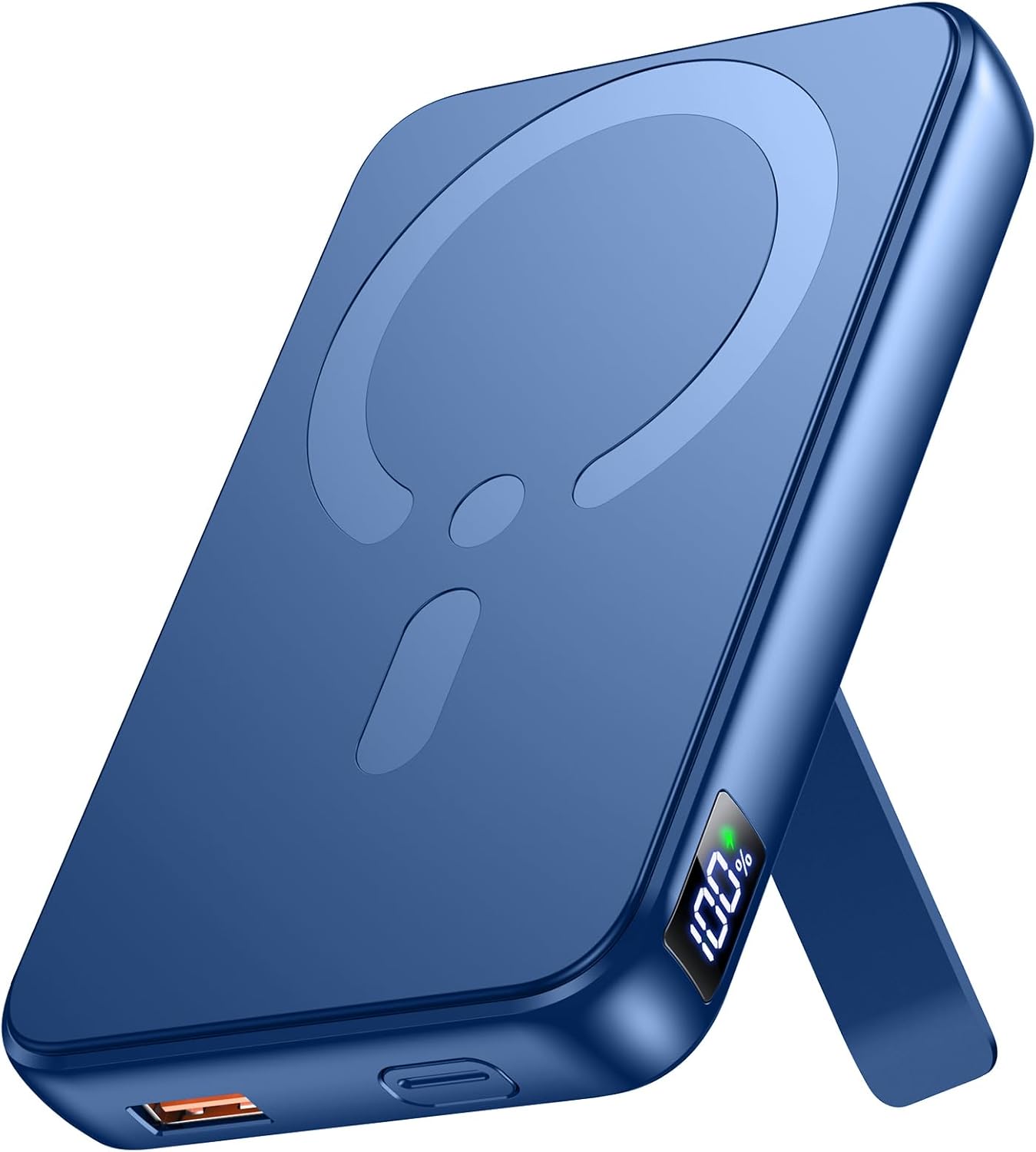 Detalle de Eissix MagSafe Power Bank 12000mAh with 22.5W PD Fast Charge and 360° Stand