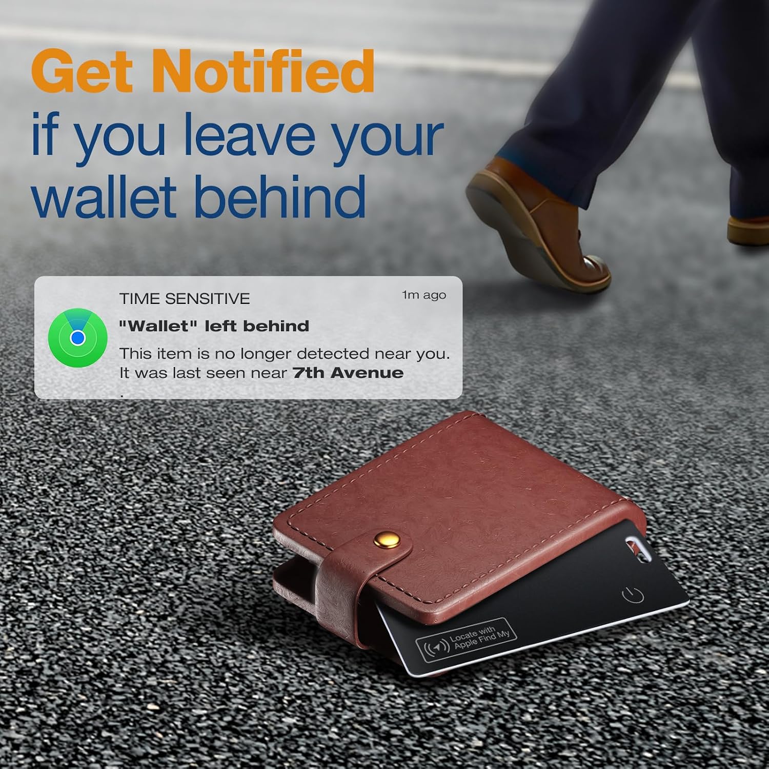 Thumbnail 4 de Apple AirTag Wallet Tracker Card 0.06in slim