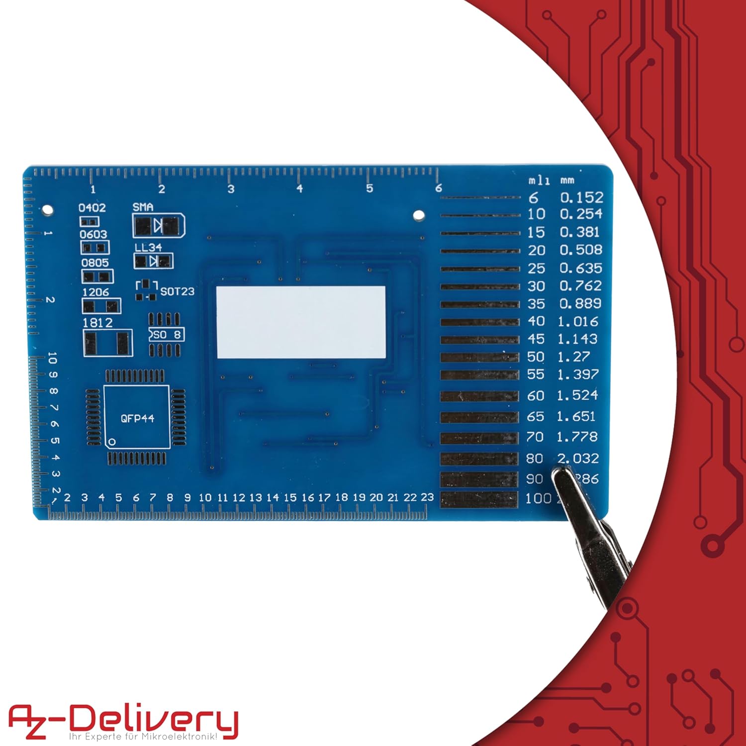 Thumbnail 3 de AZDelivery NE555 SMD kit di esercizio di saldatura PCB DIY con LED