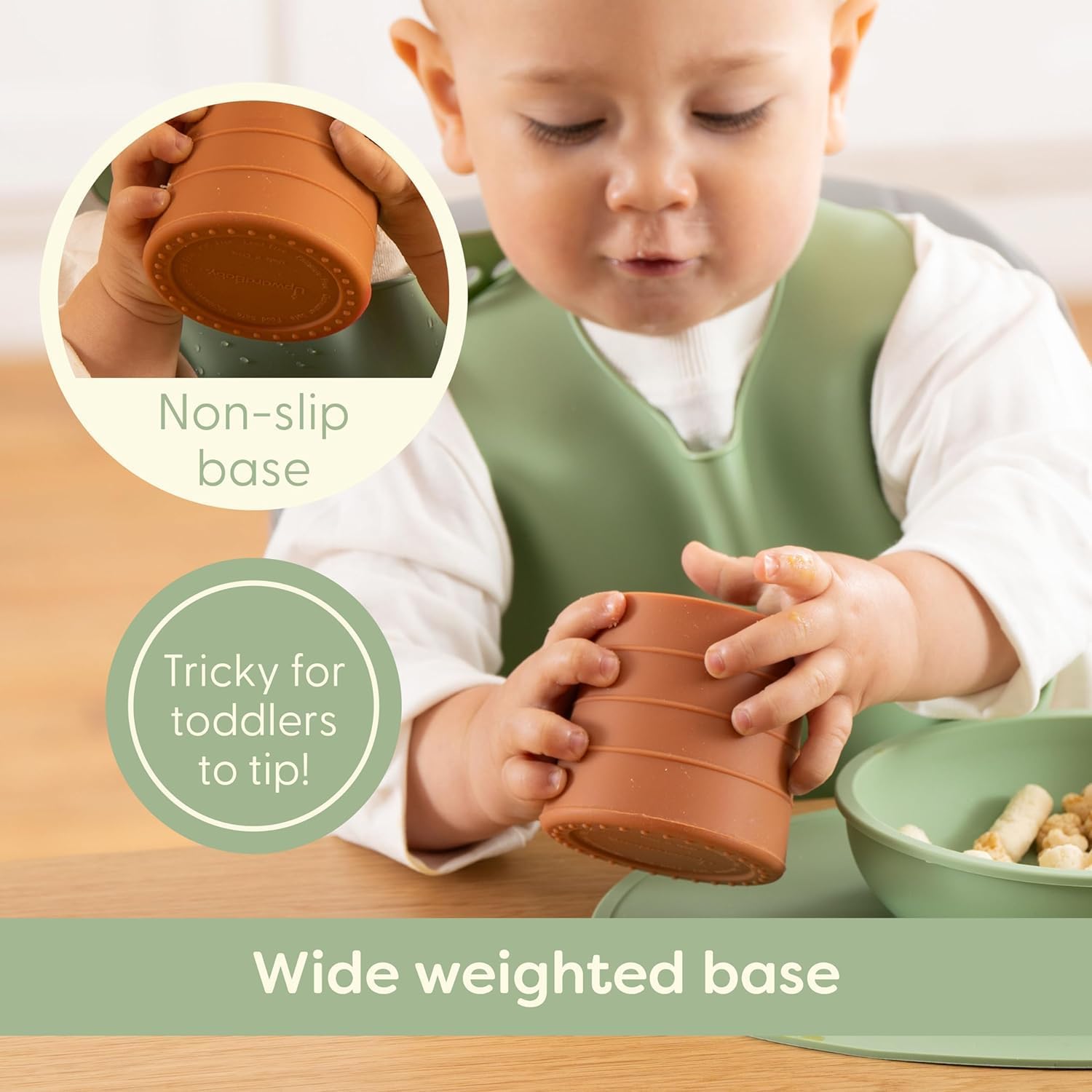 Thumbnail 5 de Upward Silicone Baby Feeding Set