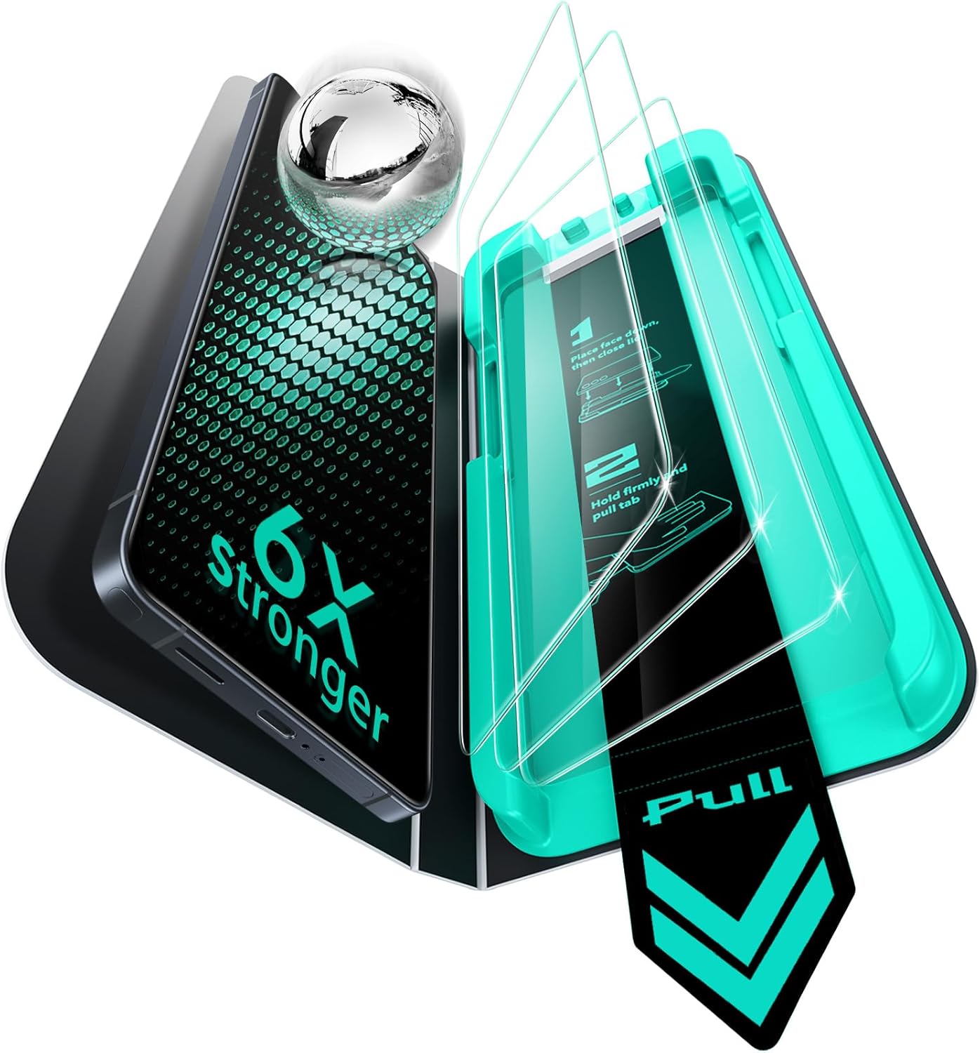 Detalle de ESR Armorite 9H+ Glass for Galaxy S26 Ultra 3-Pack