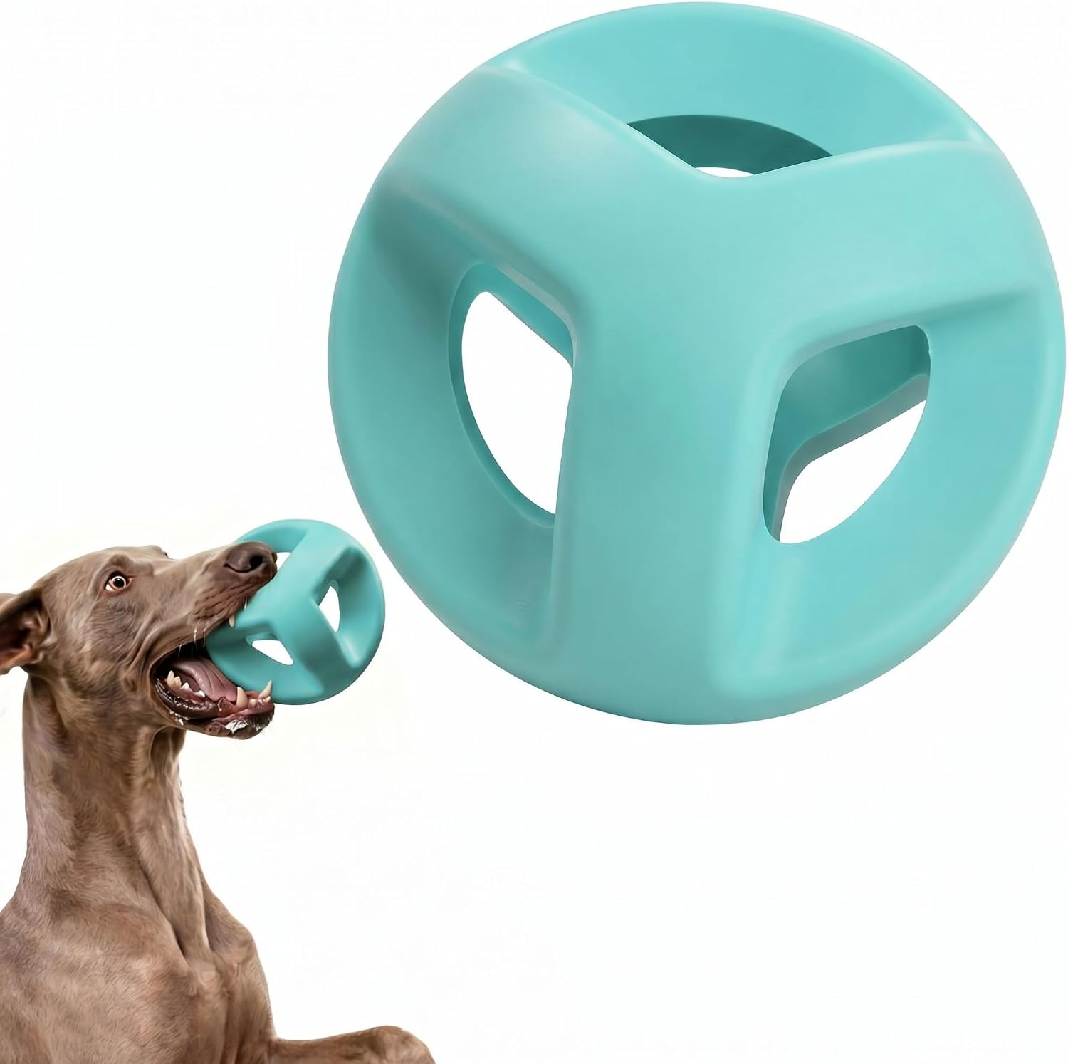 Thumbnail 6 de Fida Natural Rubber Dog Toy Ball for Large Dogs: 11 cm, 400 g