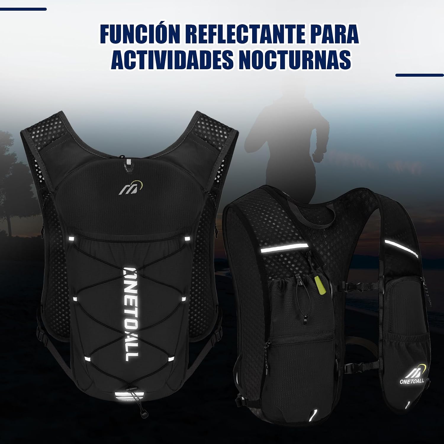 Thumbnail 5 de ONETOALL Chaleco Running 2L 500ml
