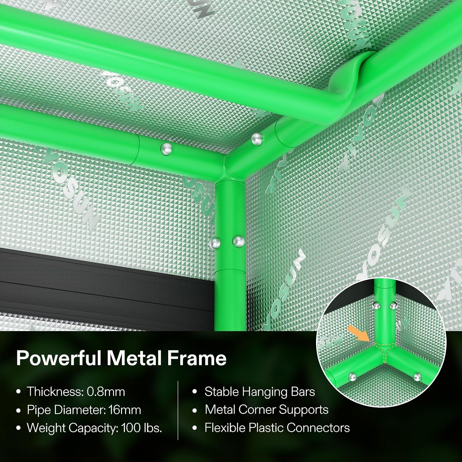 Thumbnail 6 de VIVOSUN Grow Tent 108" x 48" x 80