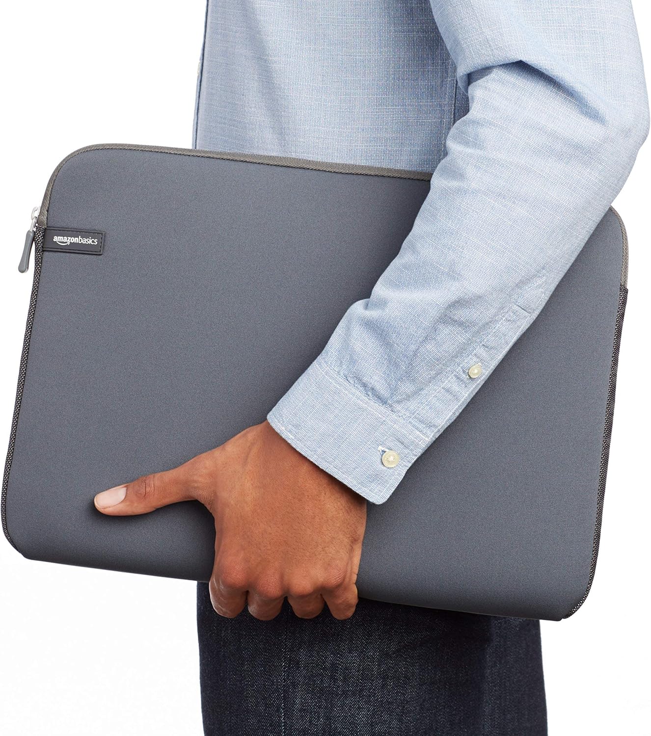 Thumbnail 7 de Amazon Basics Funda para Portátiles 15" - Gris 🌫