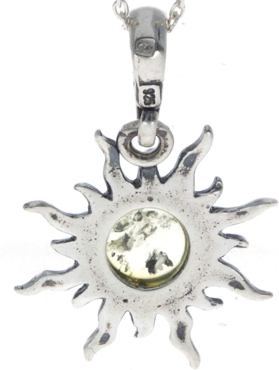 Thumbnail 3 de SilverAmber Jewellery 1764 Anhänger Stern Sonne aus baltischem Bernstein & Sterlingsilber (ohne Kette)