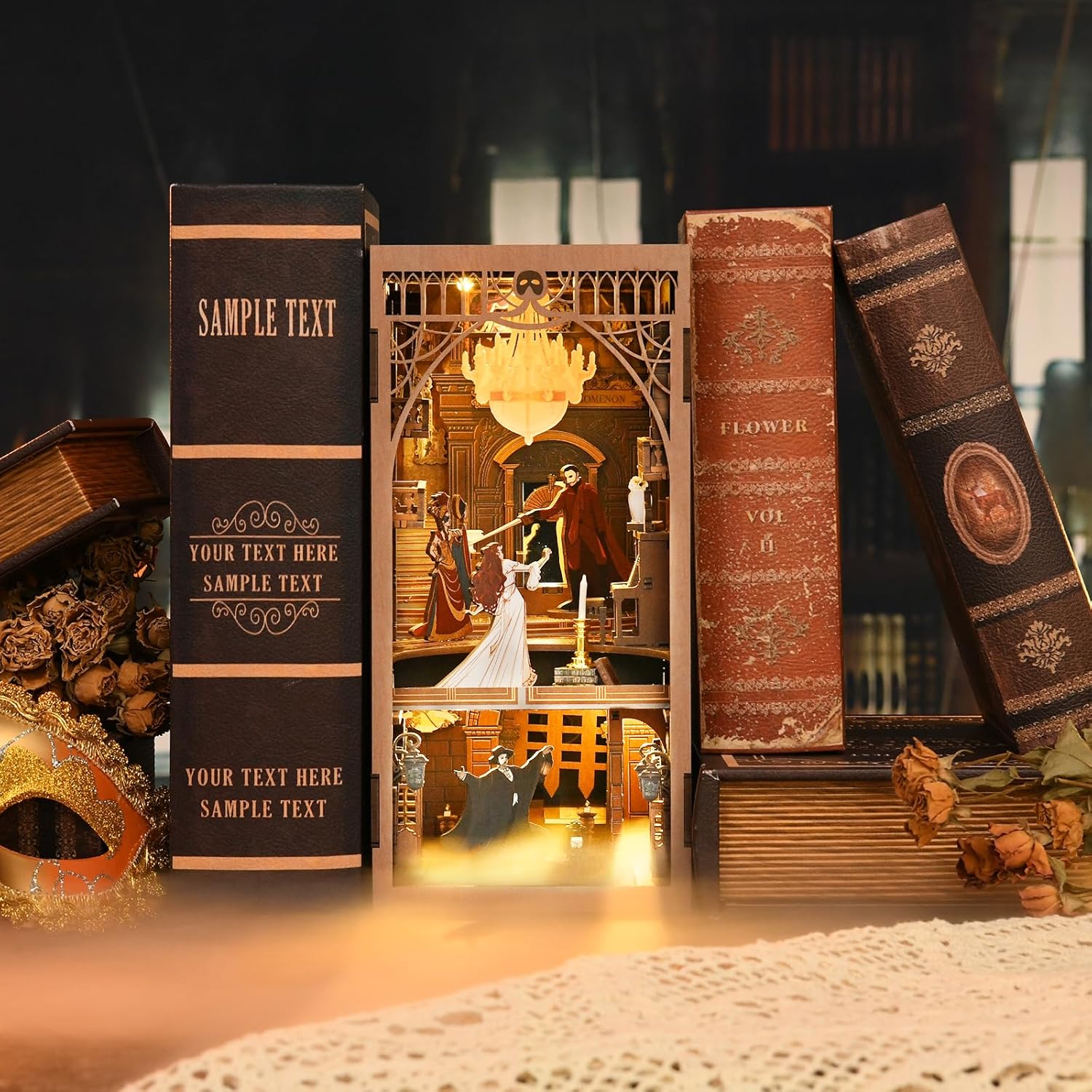 Thumbnail 4 de MiniCity Book Nook Fantasma de la Ópera