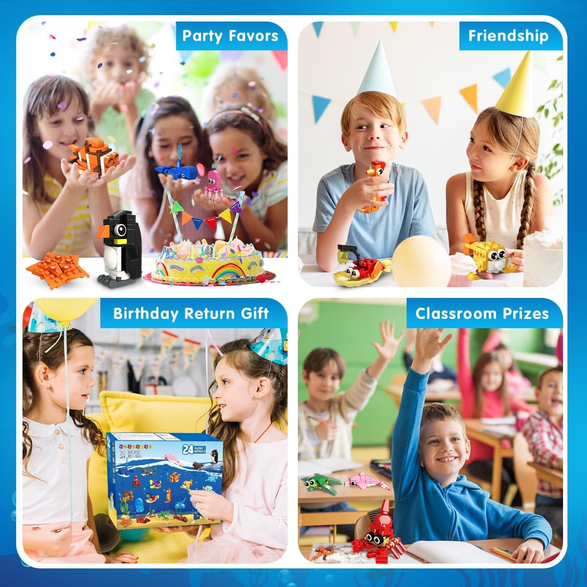 Thumbnail 5 de HOGOKIDS 24 Pack Building Set — 629 PCS blocks