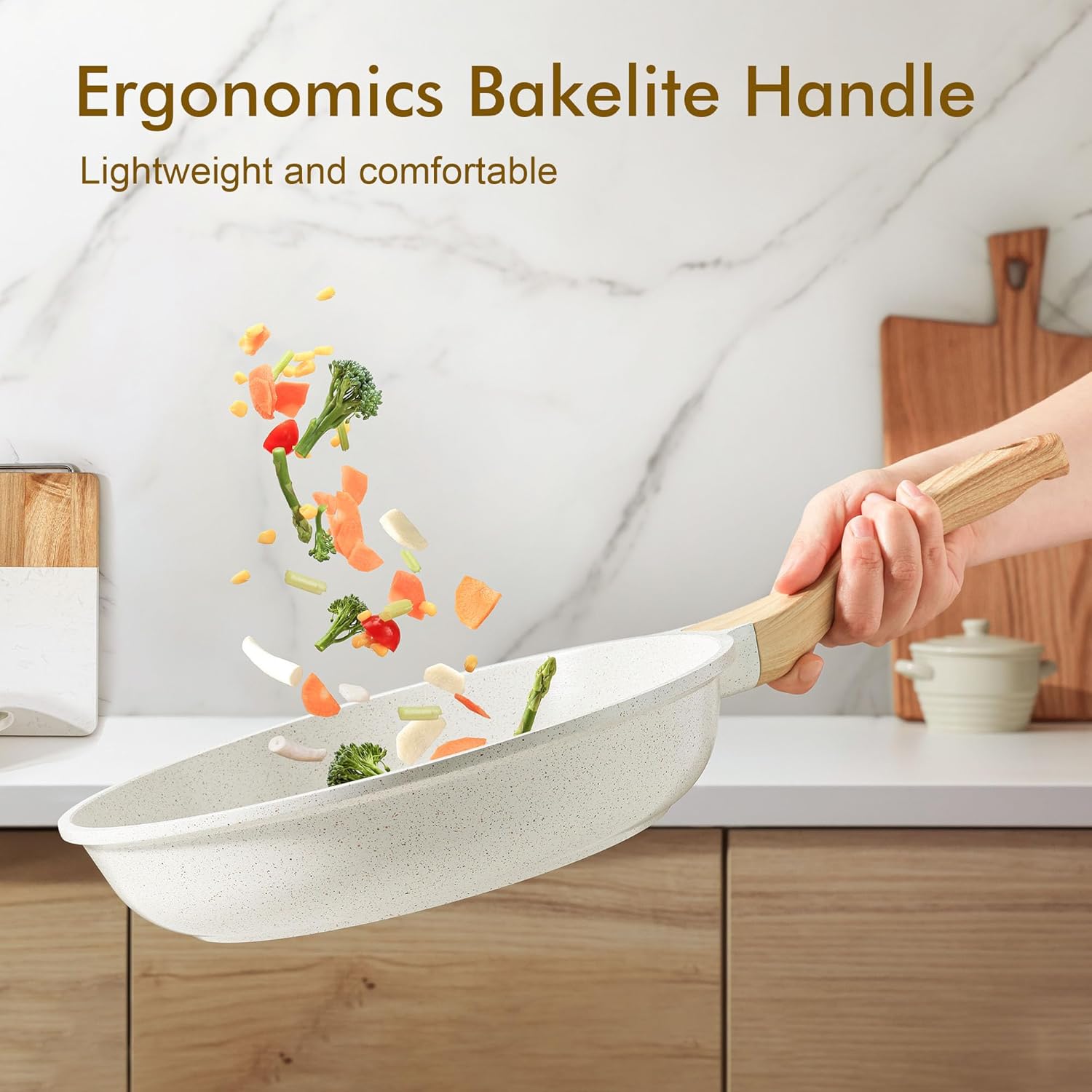 Detalle 2 de SENSARTE 8-Inch Ceramic Nonstick Frying Pan