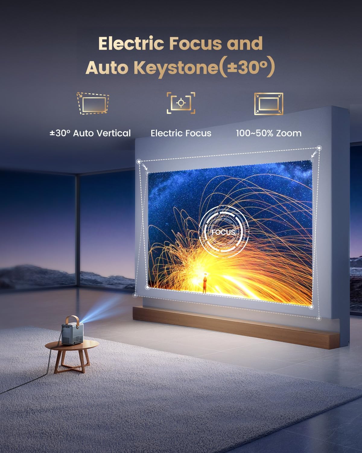 Thumbnail 4 de WiMiUS P61 PRO 4K Mini Projector