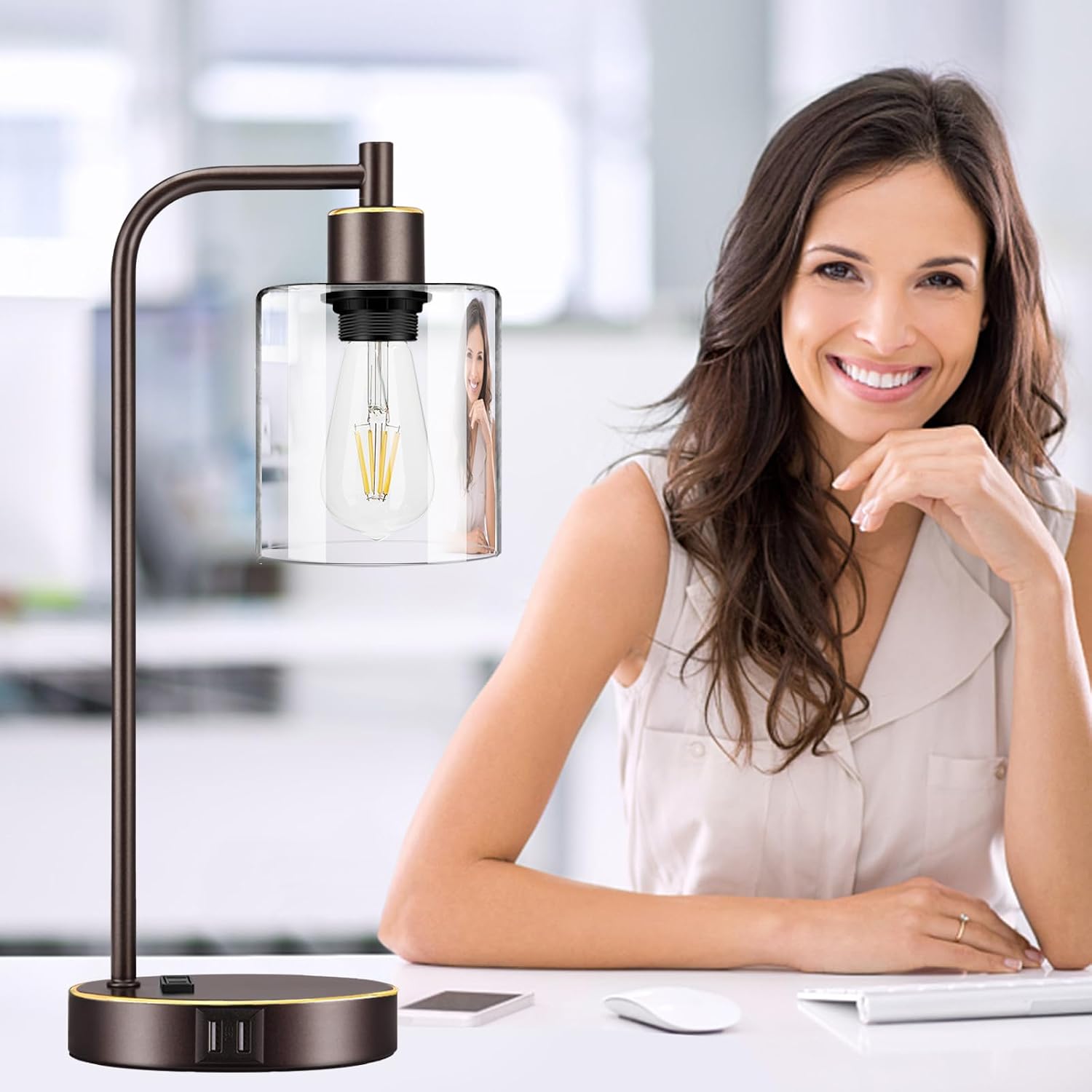 Detalle 1 de Touch Table Lamps, Set of 2