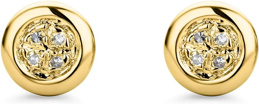 Detalle de Orovi Boucles D'Oreilles 9 ct 0,03 Ct đ
