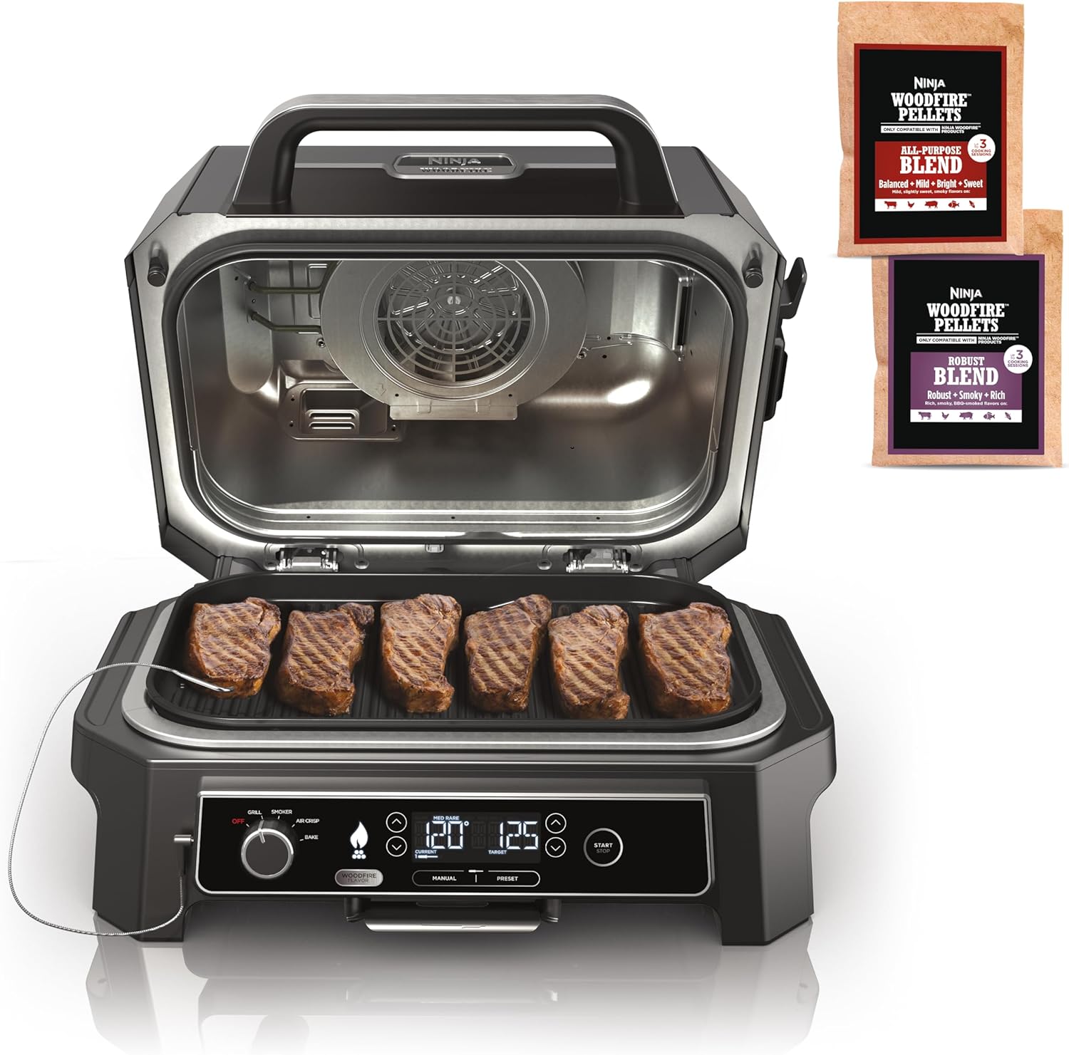 Ninja Outdoor Woodfire Pro XL 450 ft² 🍖
