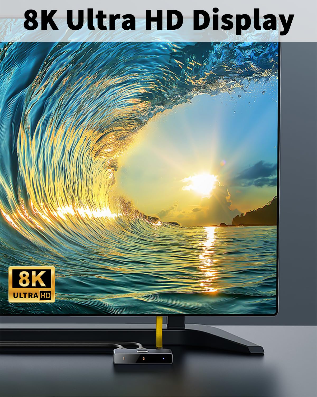 Thumbnail 4 de Duttek 8K USB-C Short Cable (13cm) – 40Gbps USB-C to USB-C, 100W charging for Thunderbolt 3
