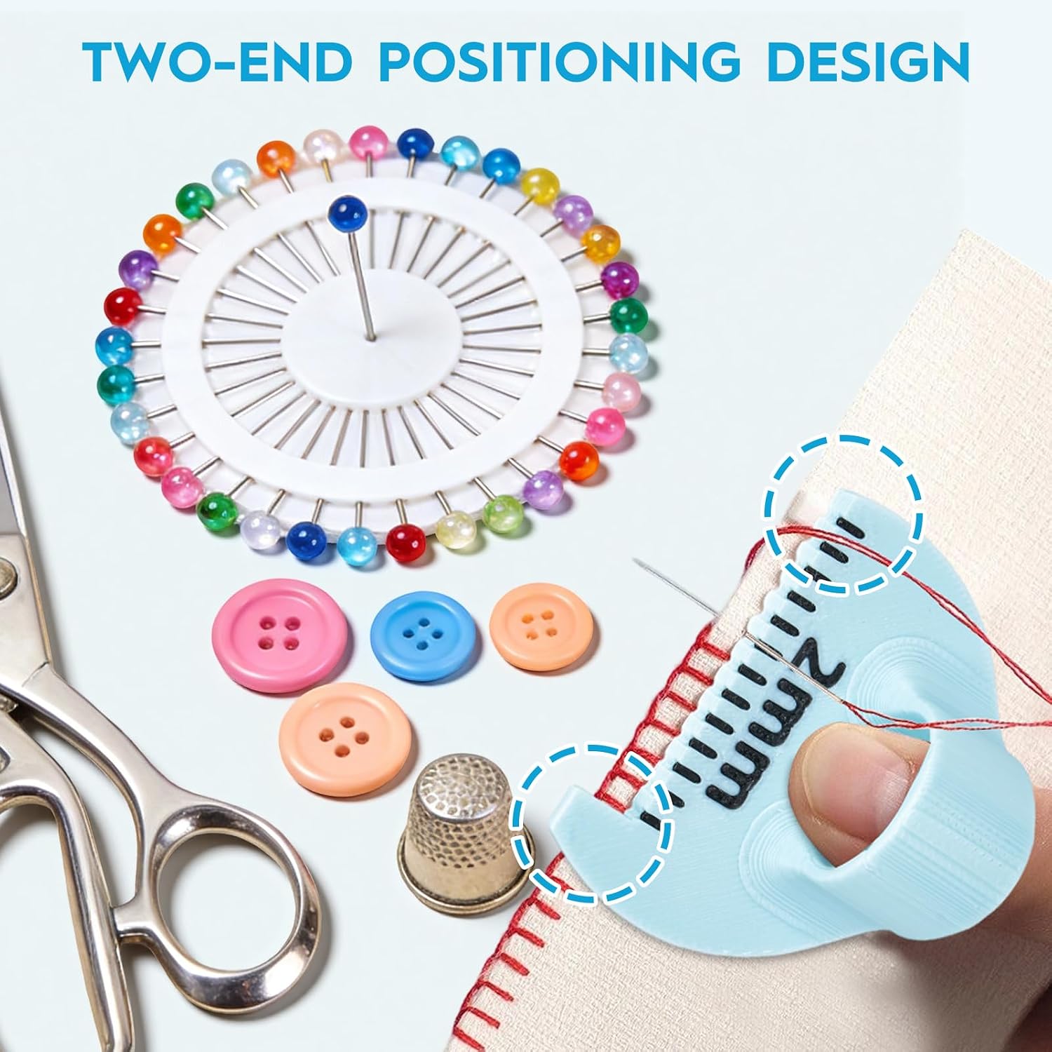 Detalle 1 de Edge Stitch Sewing Gauge, 2mm/3mm/4mm