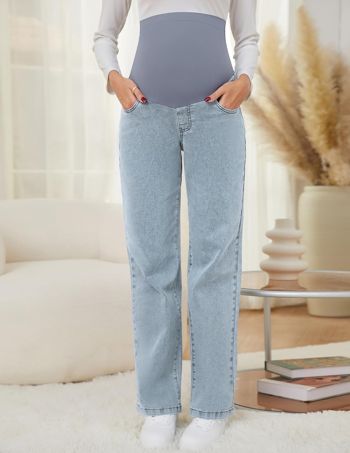 Detalle 2 de fitglam Maternity Jeans Straight Leg S