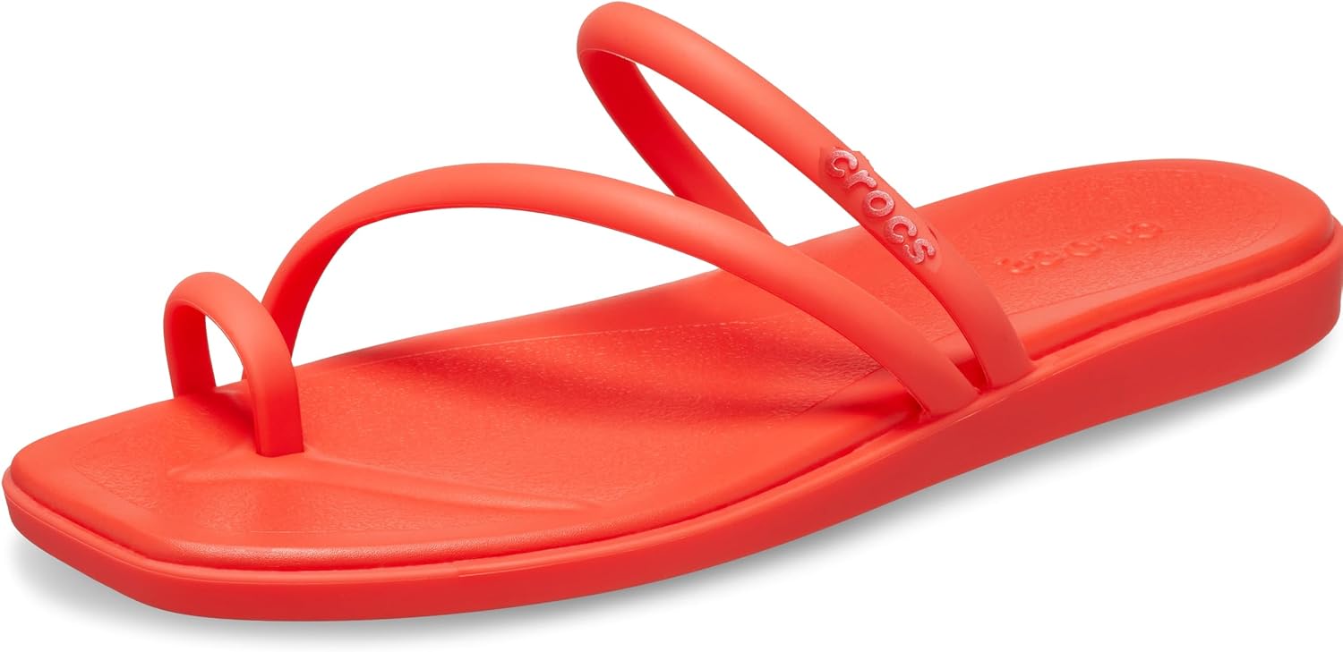 Thumbnail 5 de Crocs Women Miami Toe Loop Sandal in Cocoa Cream (UK 3)