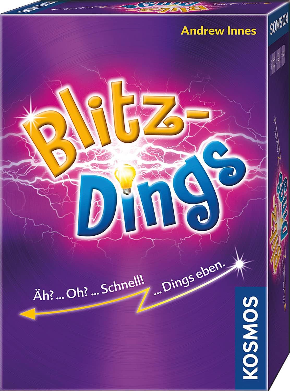 Detalle de KOSMOS 691202 Blitzdings Kartenspiel für 3-6 Spieler 🎲