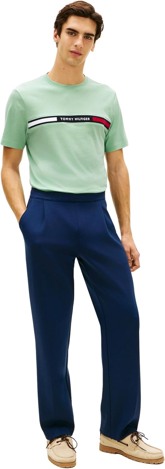 Detalle 2 de Tommy Hilfiger T-Shirt da uomo a maniche corte con scollo rotondo