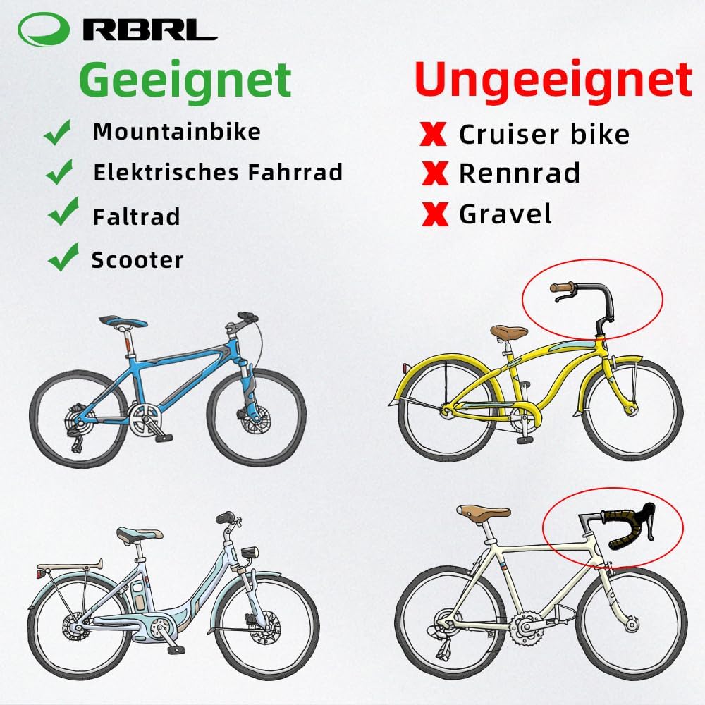 Thumbnail 1 de RBRL Fahrradspiegel 360° Verstellbar