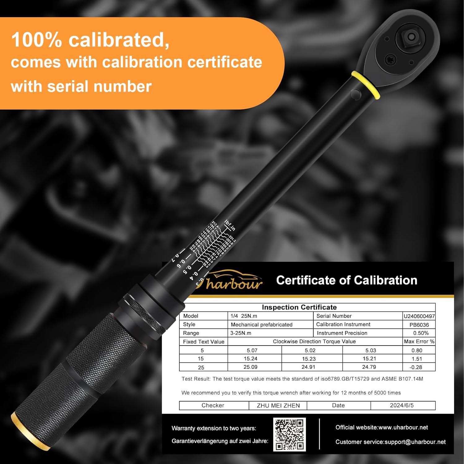 Thumbnail 4 de Torque wrench set 3-25Nm, 14 piece