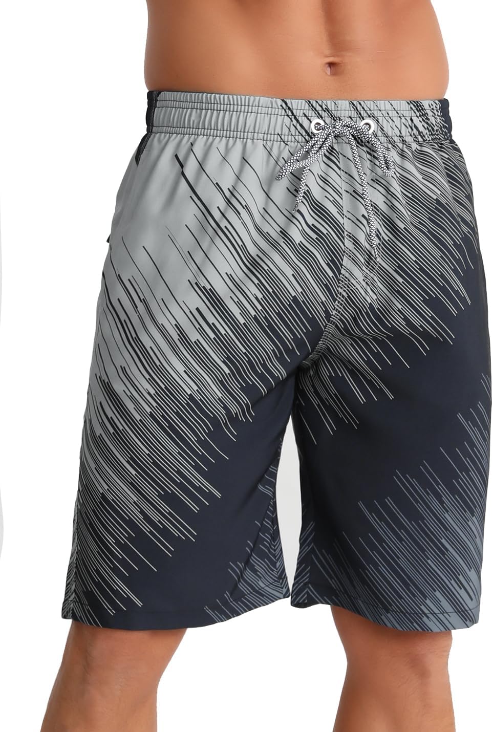 Detalle de iCKER Swimming Shorts Men: Quick Dry Board Shorts with Mesh Lining