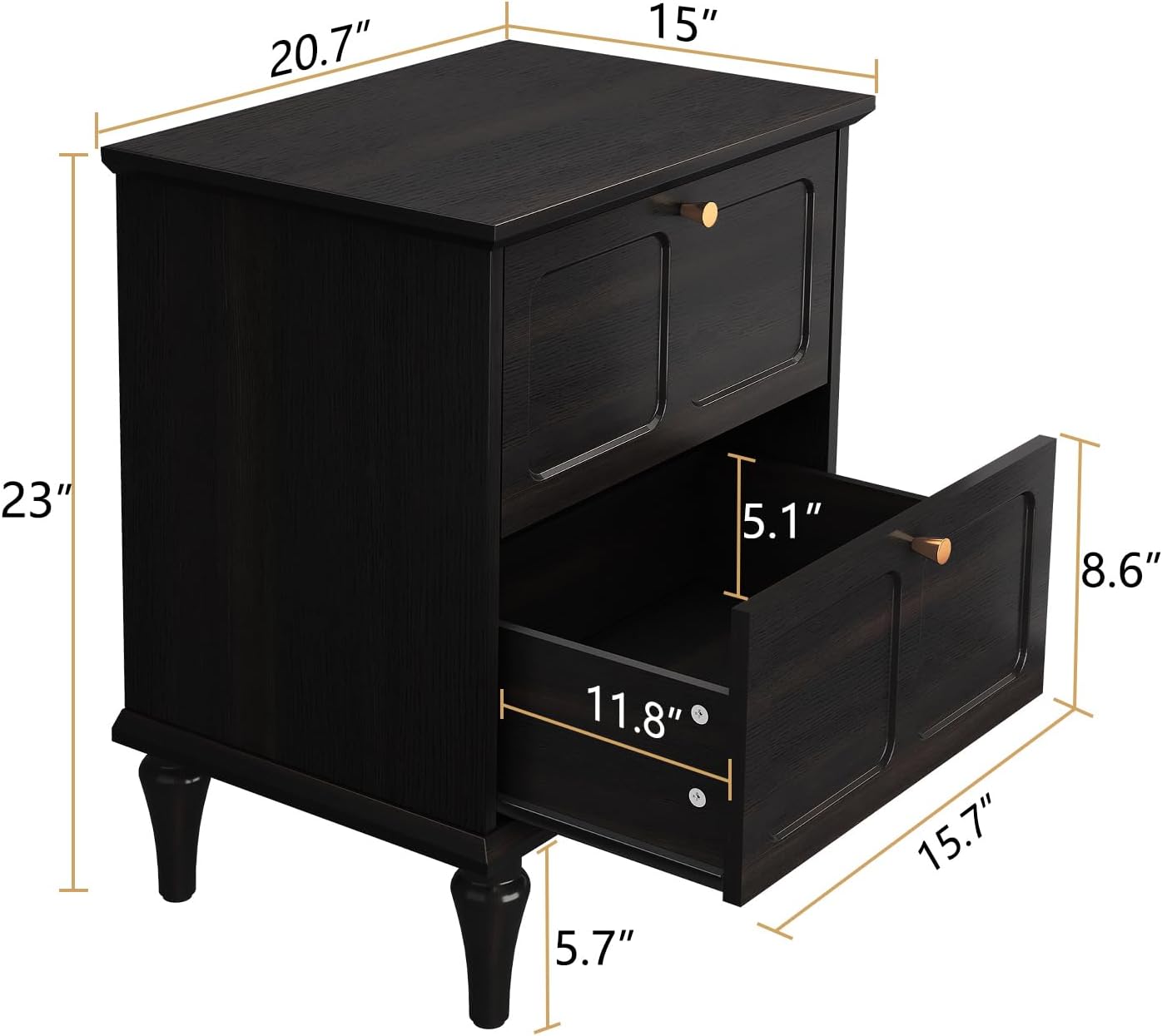 Detalle de ARTPOWER Nightstands, MDF