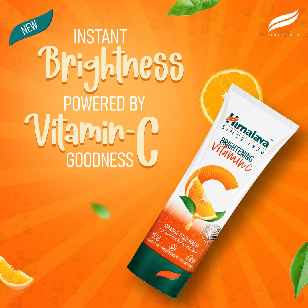 Thumbnail 3 de Himalaya Lavaggio Viso Luminoso alla Vitamina C Arancia – Detergente Viso Luminoso, 100 ml