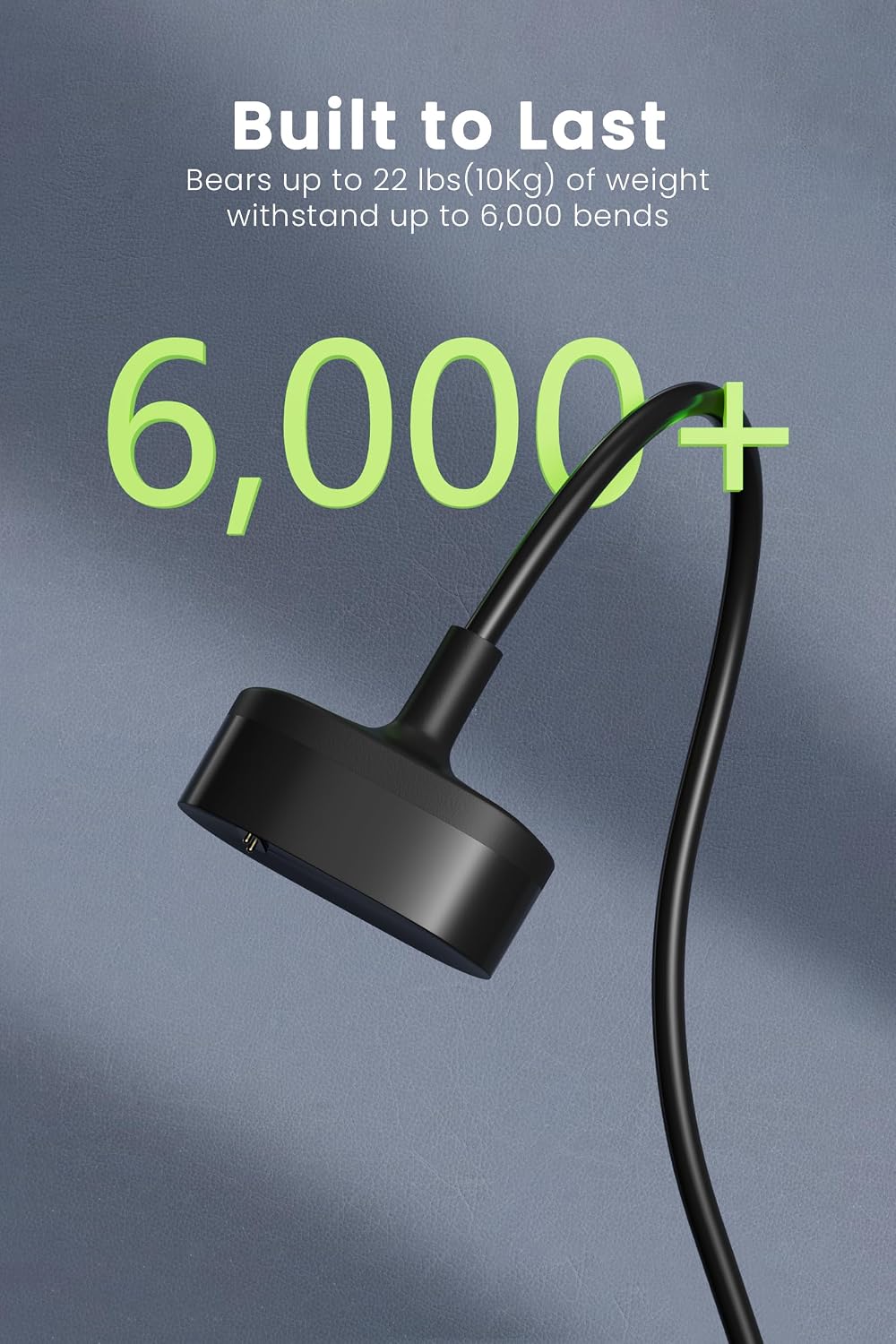 Detalle de Yaekea 3.3ft USB Charger for Fitbit Inspire / Inspire HR / Ace 2 – Replacement Magnetic Charging Cable