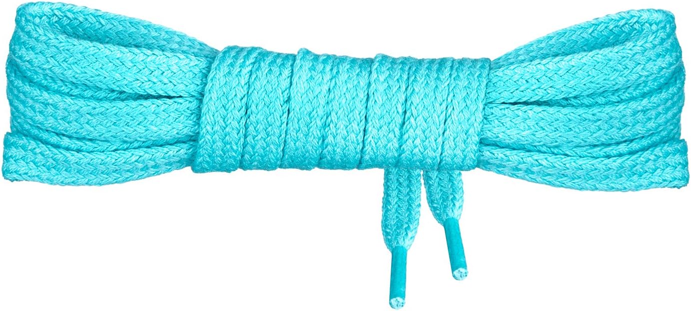 Detalle de Lacets Mount Swiss Premium – Lacets plats 7 mm en coton, 45–200 cm, résistant et durable