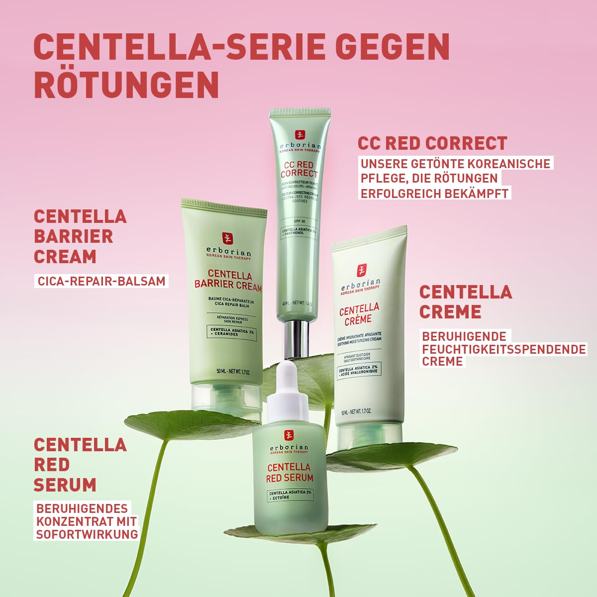 Thumbnail 6 de Erborian Centella Barrier Cream „Cica-Repair“-Balsam gegen Rötungen – für Gesicht & Körper (50 ml)