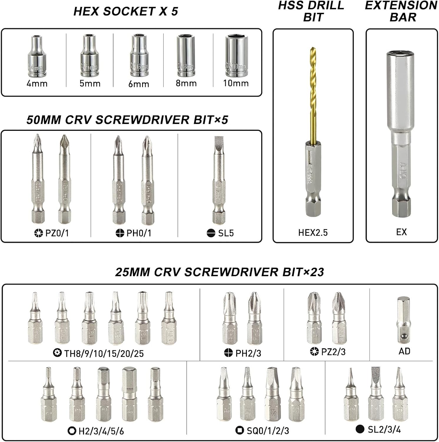 Detalle de HYCHIKA Electric Screwdriver 6Nm 2000mAh