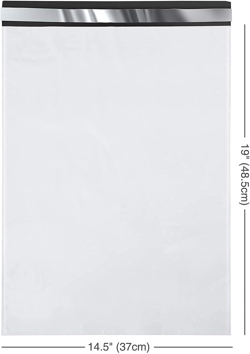 Thumbnail 1 de Switory 100 Pack Waterproof Poly Mailers, 35.5cm x 48.2cm (White) Postage Bags
