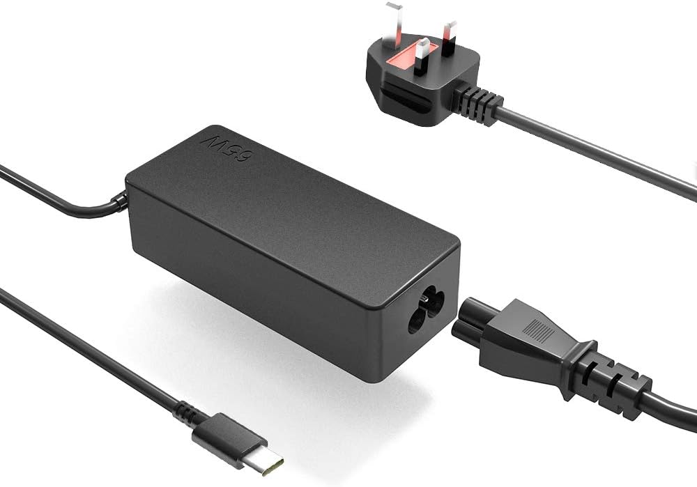 Detalle de QYD 65W USB-C PD Laptop Charger Replacement for Lenovo ThinkPad and More